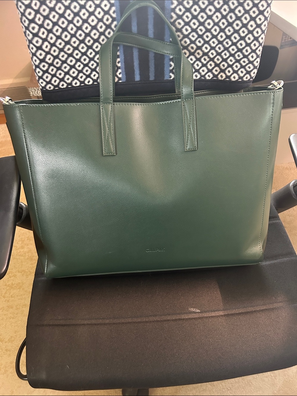 Calpak Haven Laptop Tote - 16 inch - Forest Green